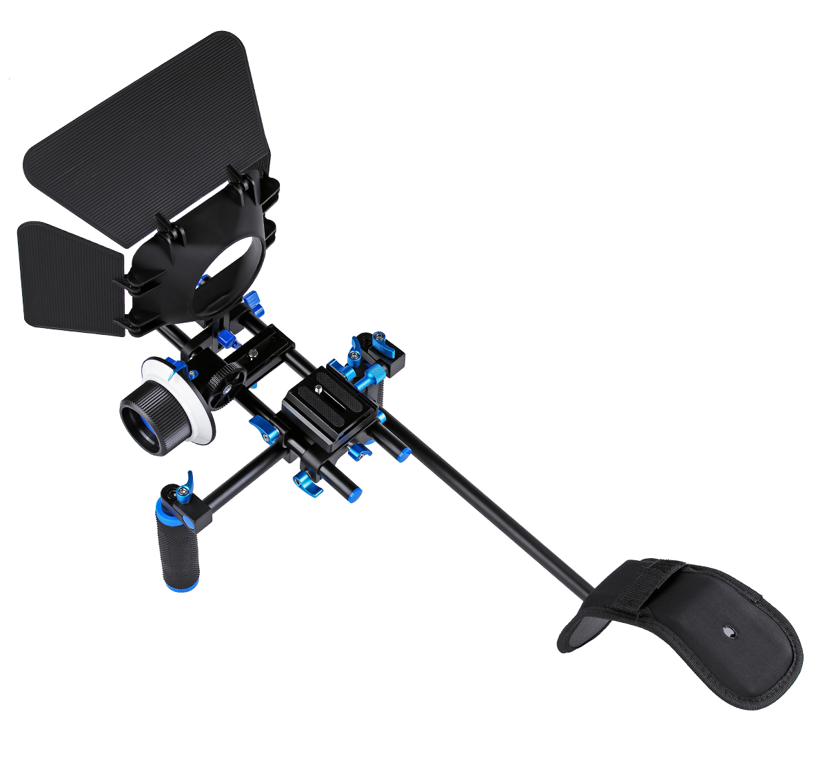 ayex DSLR Rig - Komplett Set - Schulterstativ - Follow Focus - Matte Box