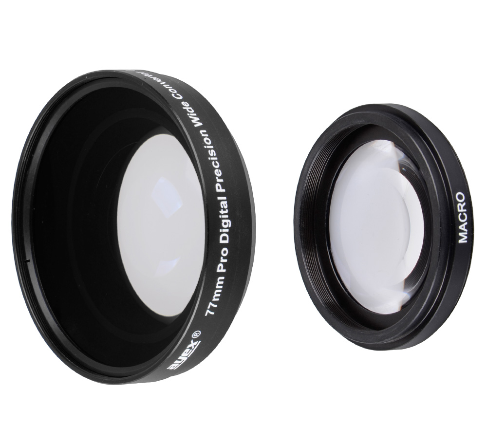 ayex MC Weitwinkel-Konverter 0.45x Vorsatzlinse für 77mm Anschlussgewinde