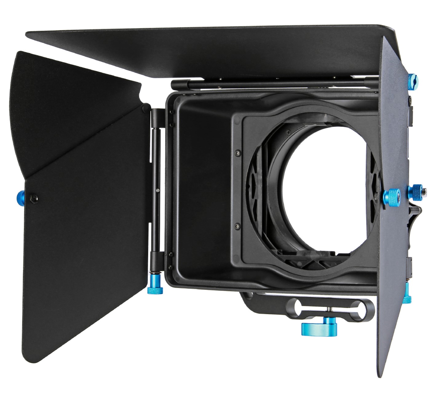 ayex M2 Matte Box, Video-Sonnenblende mit Filtereinsätzen und Schwenkarm für 15mm DSLR Rig Systeme