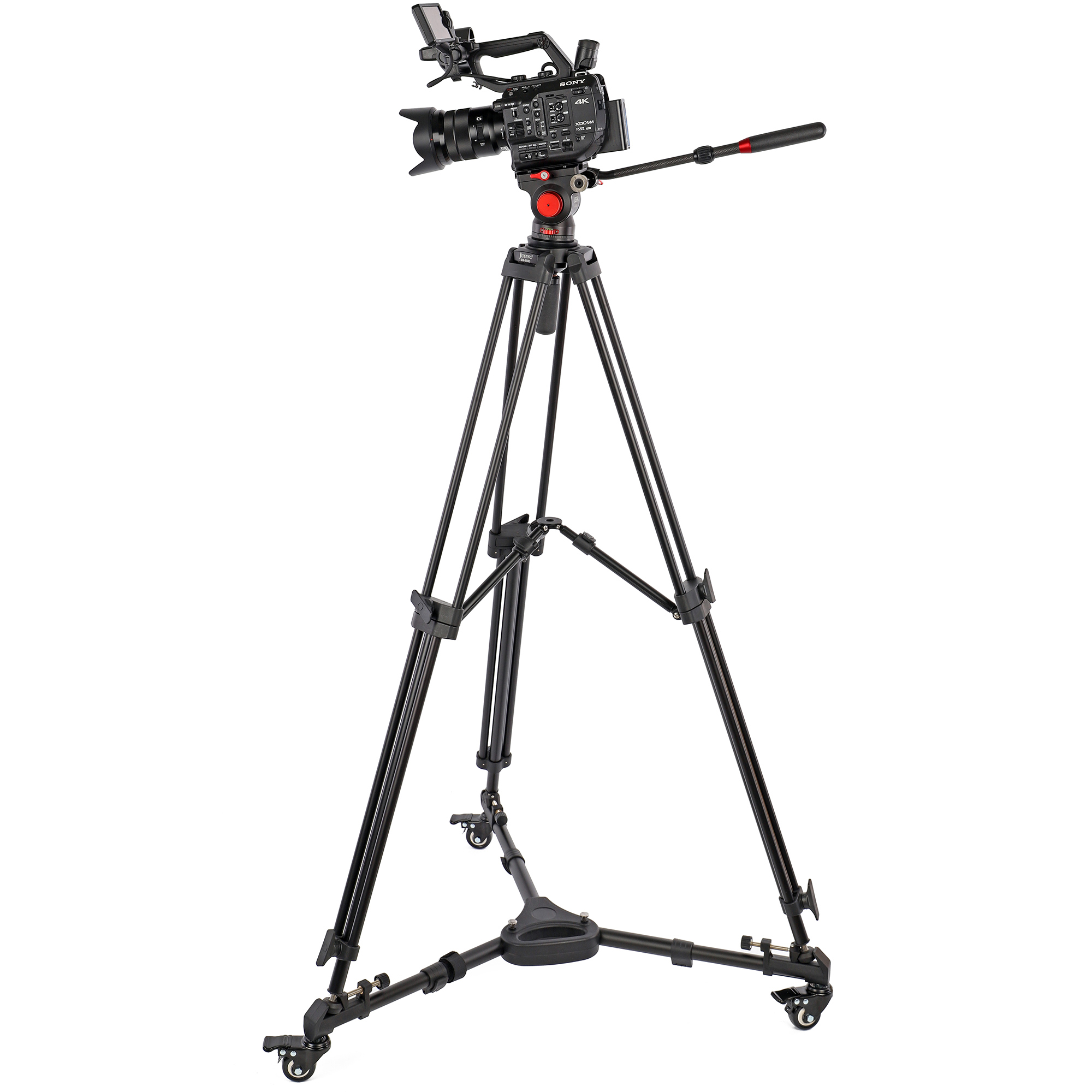Stativwagen Rollwagen Stativdolly aus Aluminium bis 18kg Tragfähigkeit VA-50
