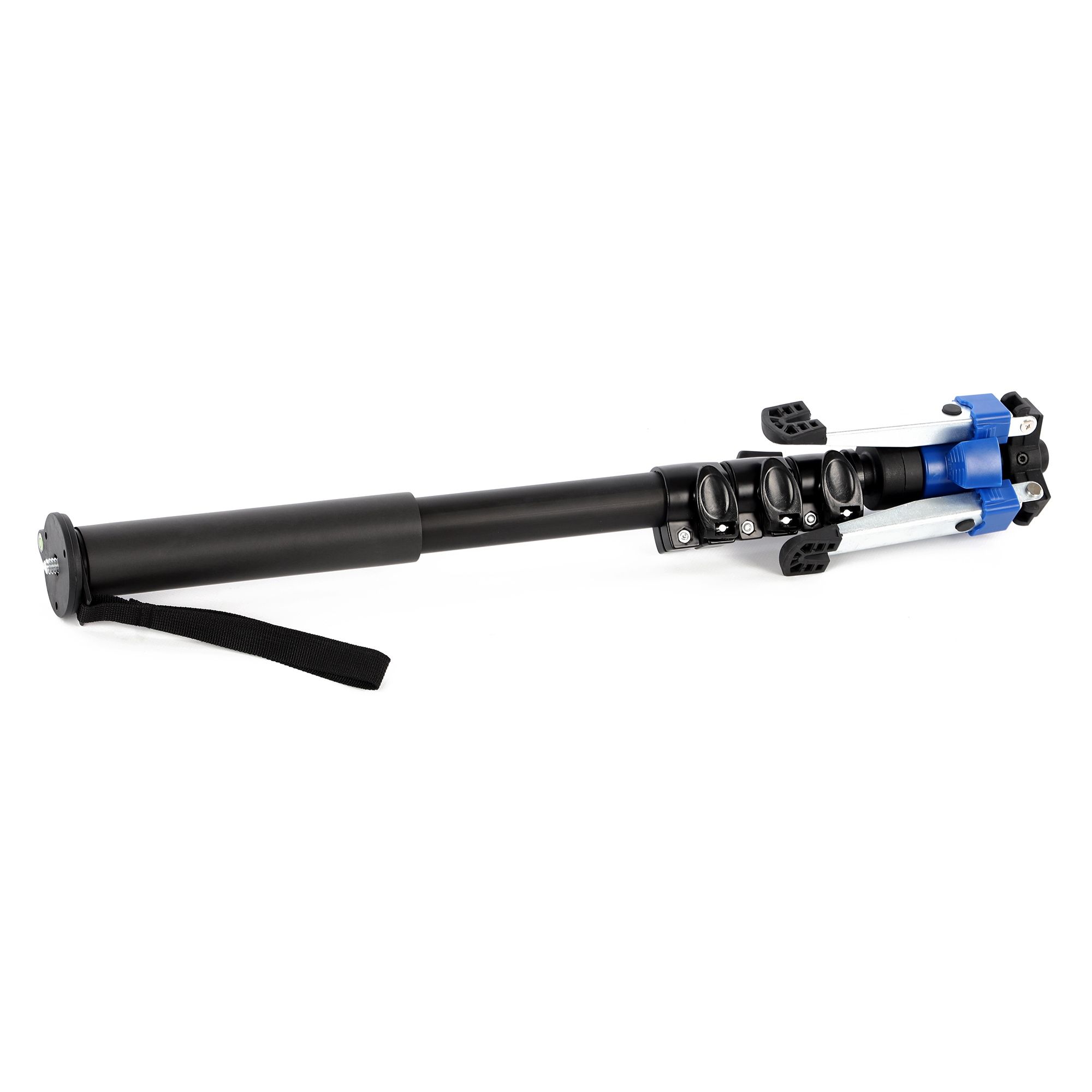 Video-Monopod mit Fluid-Kopf & Standspinne – 185cm Höhe, leicht & stabil, inkl. Tasche