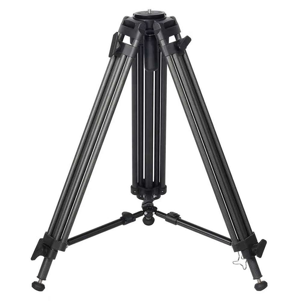 JUSINO DK-1503C Hochwertiges Profi Video-Stativ aus Karbon Für mittlere und große DSLRs und Camcorder, 66cm bis 150cm Höhe, 18kg Tragfähigkeit, Inklusive gepolsterter Tasche