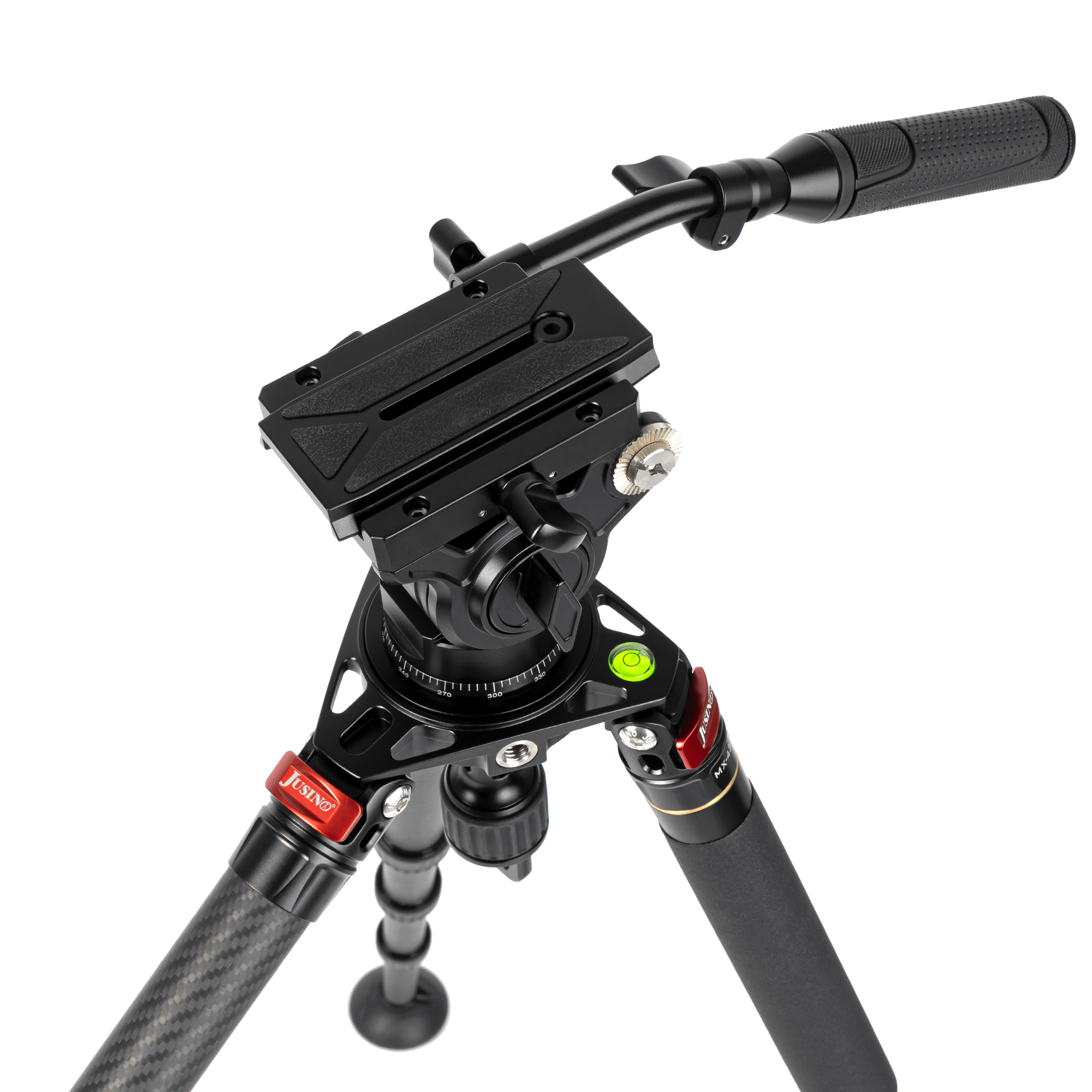 JUSINO Karbon Profi Videostativ & Kugelkopf Perfekt für Vogelaufnahmen 152,5cm 18Kg belastbar JUSINO Karbon Profi Videostativ & Kugelkopf Perfekt für Vogelaufnahmen 152,5cm 18Kg belastbar