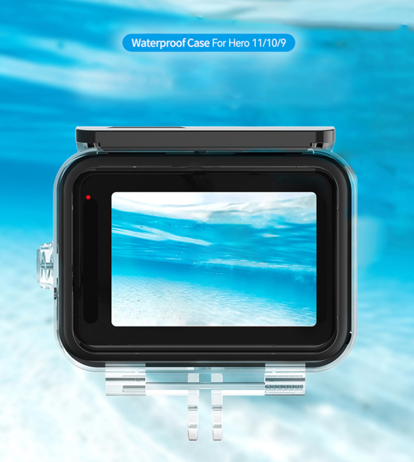 Wasserdichtes Case Schutzbox Für GoPro Hero 9, 10 & 11 Waterproof Case Schutzgehäuse
