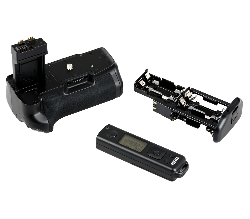 Meike Batteriegriff MK-550DR mit Funk-Timer-Fernauslöser für Canon EOS 550D 600D 650D 700D