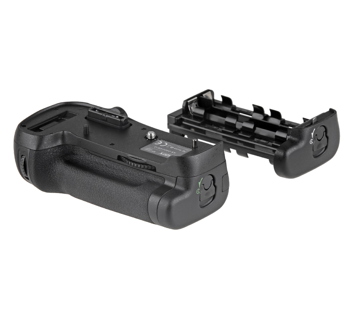 ayex Batteriegriff Set für Nikon D800 D810 wie MB-D12 + 2x EN-EL15B Akku + 1x USB Dual Ladegerät