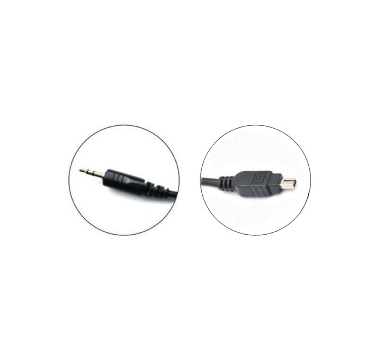 Adapterkabel für Nikon (DC1) N6, für z.B. Nikon D80 & Nikon D70(s) Kurzes Kabel 5cm
