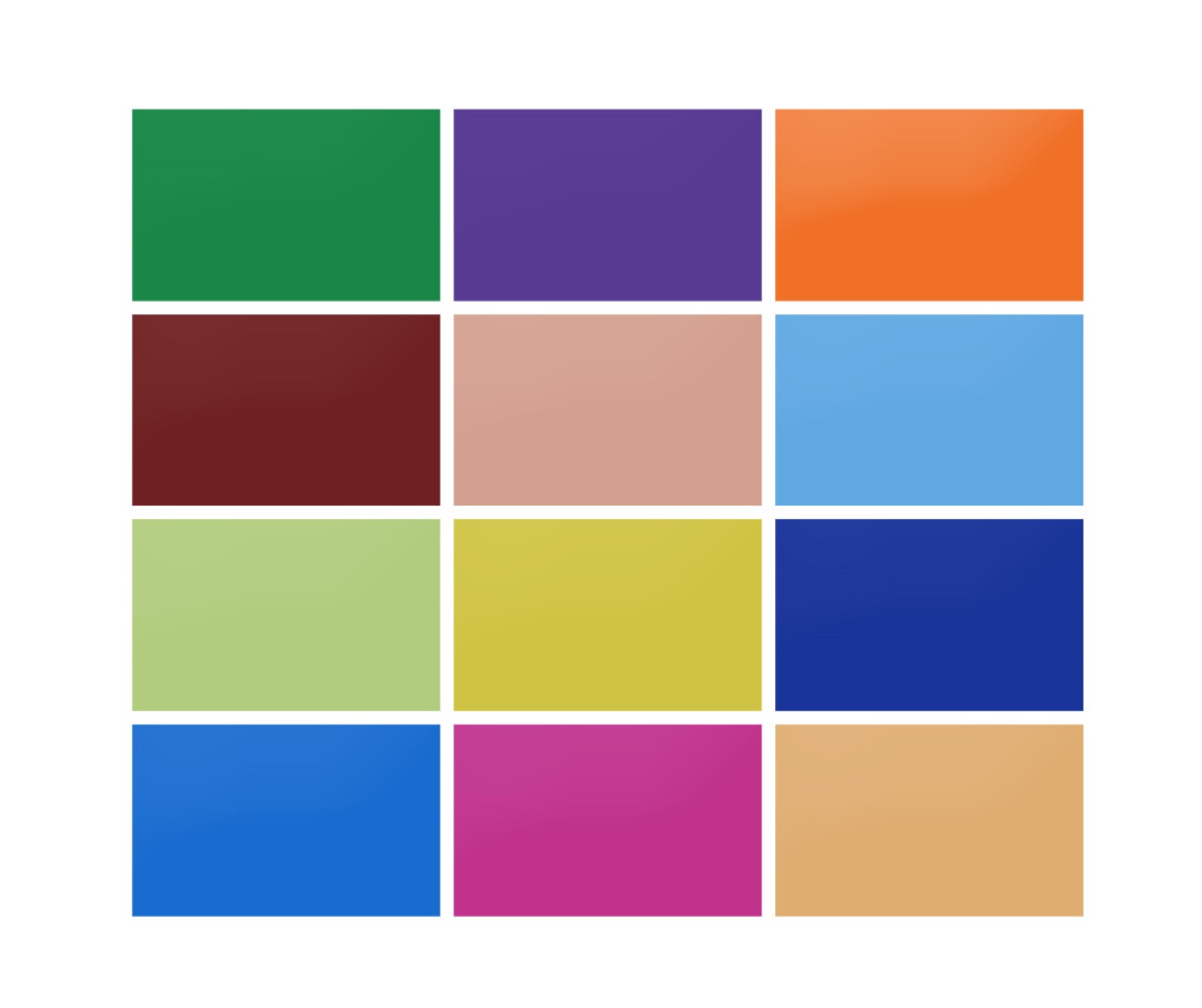 Farbfilter 12-teilig für Systemblitz