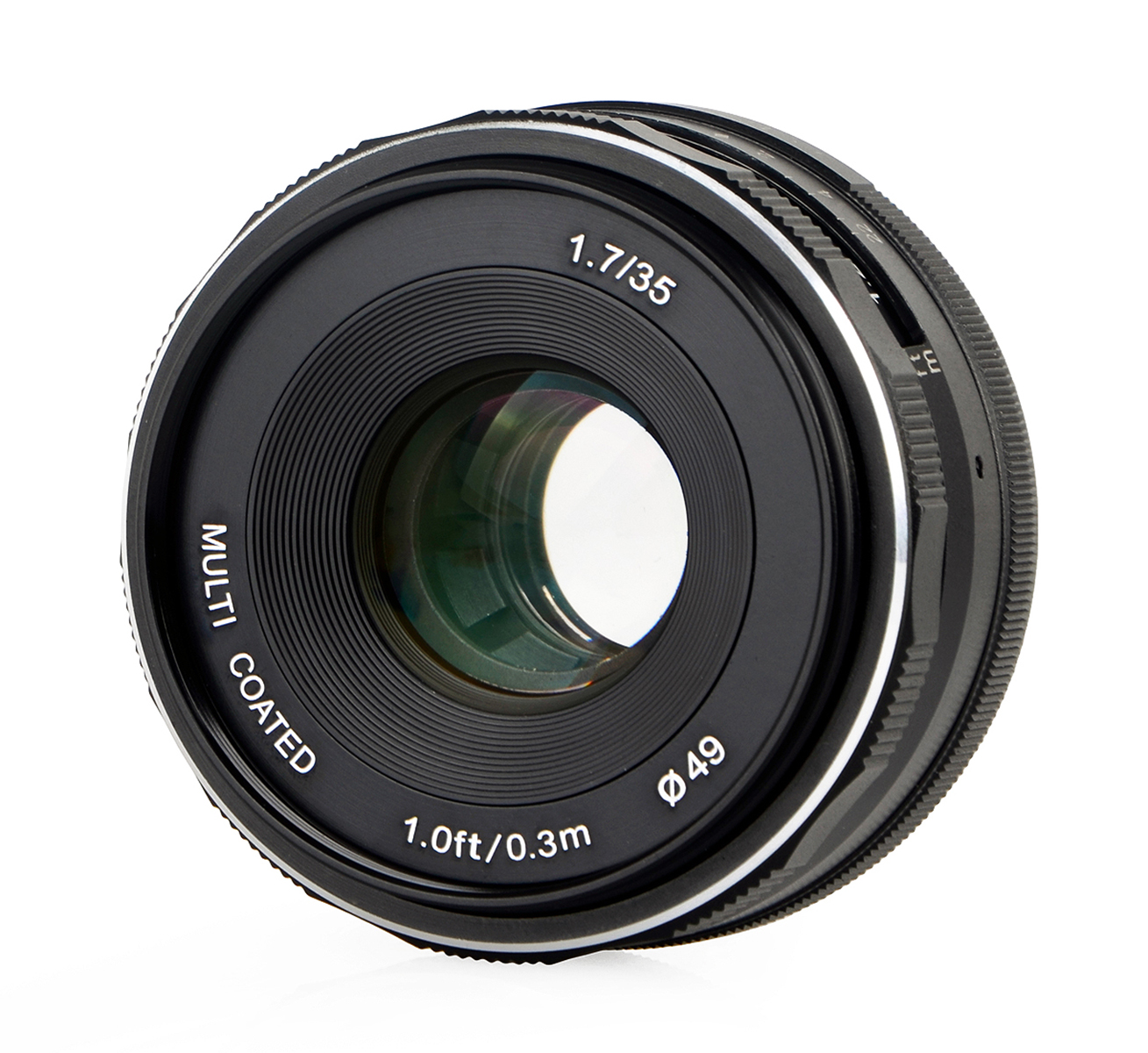Meike 35mm F1.7 Weitwinkel Objektiv multicoated manueller Fokus für Fujifilm X-Mount