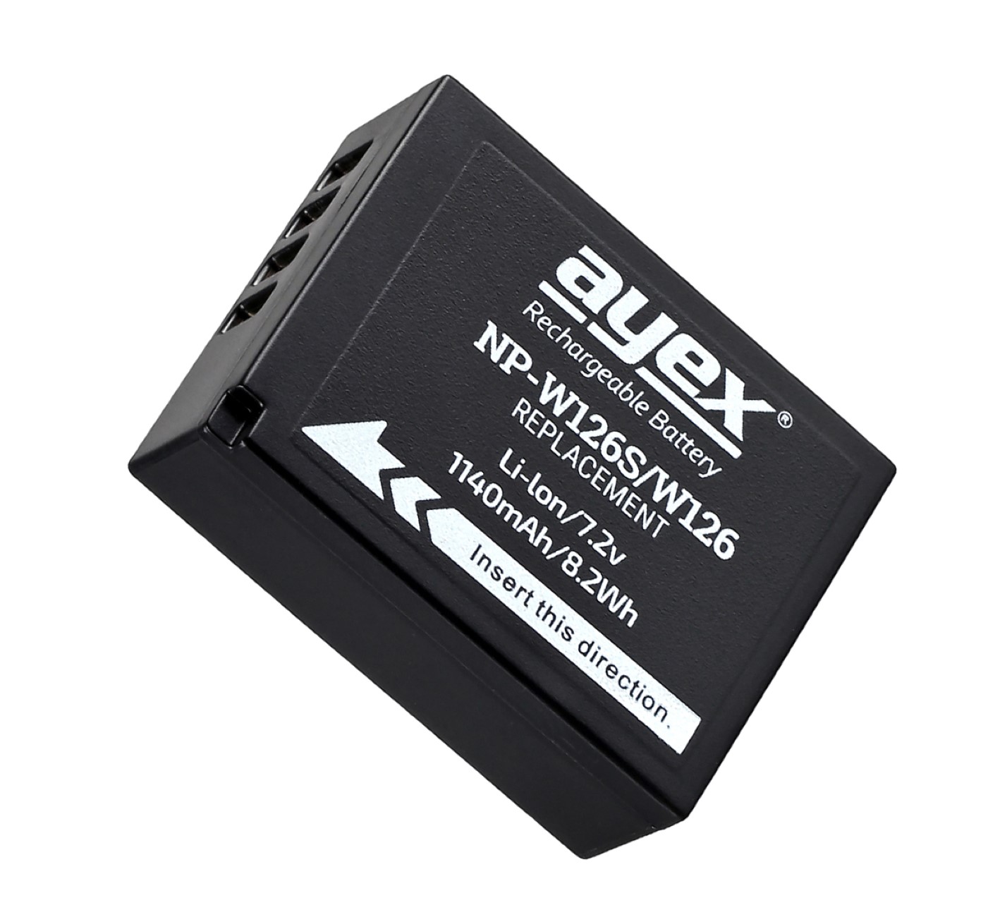 ayex NP-W126S Ersatz Akku 2 Stück für Fujifilm Hervorragende Akkuleistung verbesserter Thermischer Schutz
