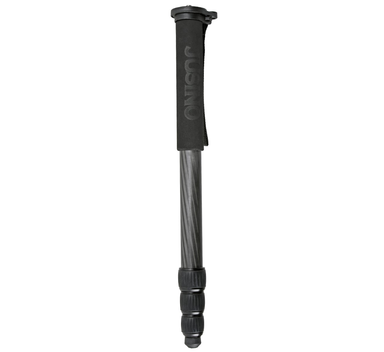 JUSINO VM-324C Karbon Monopod mit abnehmbarem Fuß/Tischstativ (Schnelldrehverschlüsse) bis 12kg