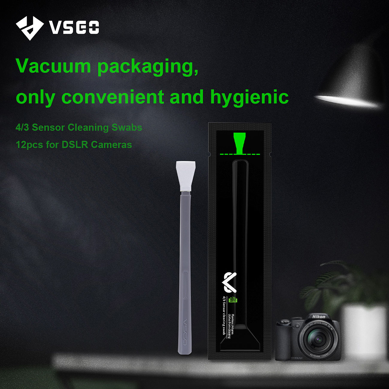 4/3 Sensor Reinigung Swabs 24 Stück, Sensor cleaning swab, Kamera Sensor Cleaning  für Kamerareinigung