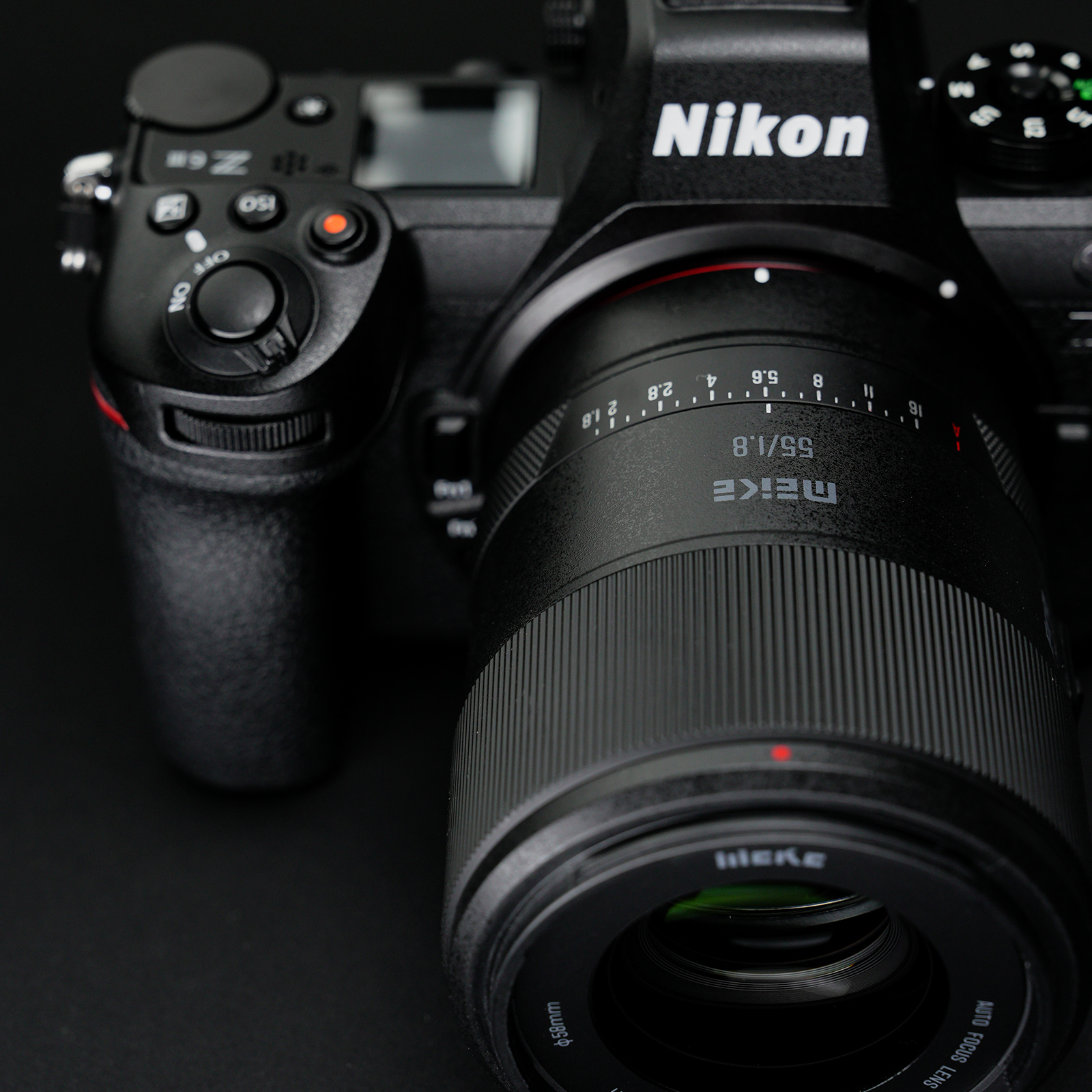 Meike 55 mm F1.8 AF Pro STM Autofokus Vollformat Ojektiv Portrait kompatibel mit Nikon Z Mount