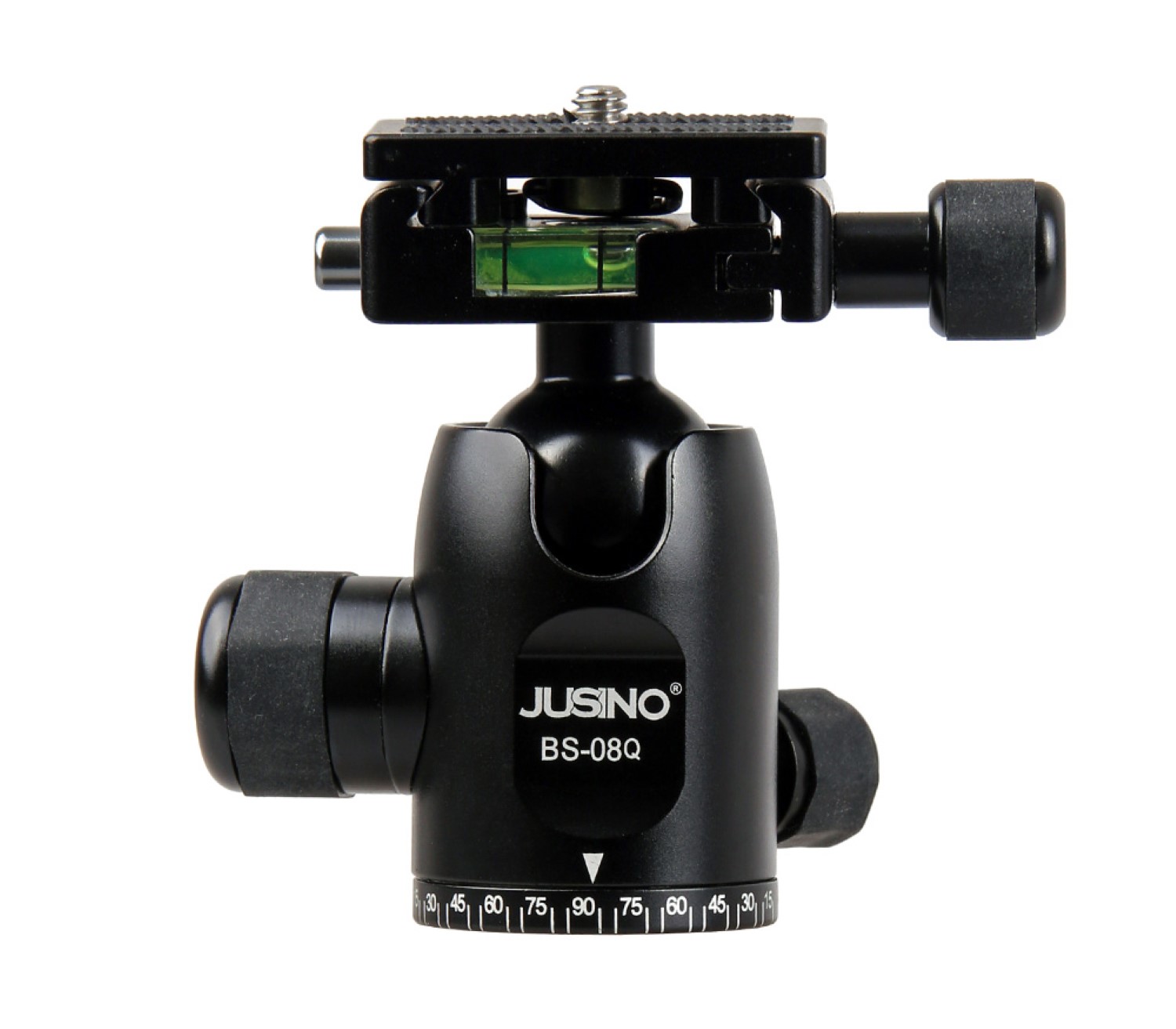 JUSINO BS-08Q Aluminium Kugelkopf Stativkopf schwarz