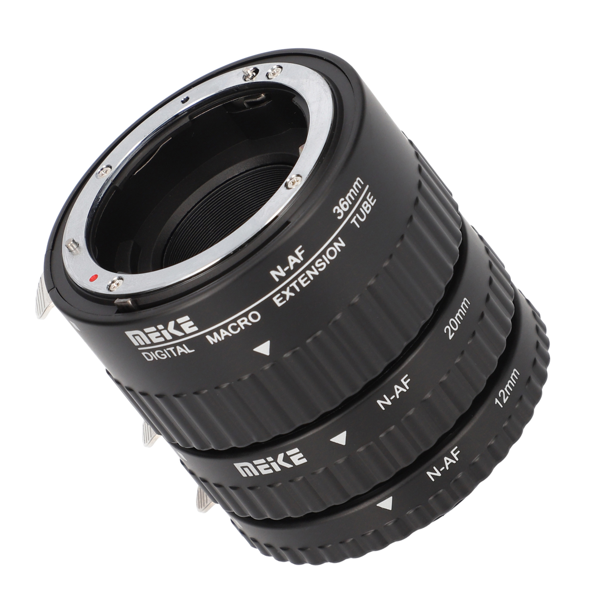 Meike AF Automatik Makro Zwischenringe für Nikon SLR Kameras z.B. D40/D60/D300/D3100/D7000 - Größen 12, 20 und 36 mm