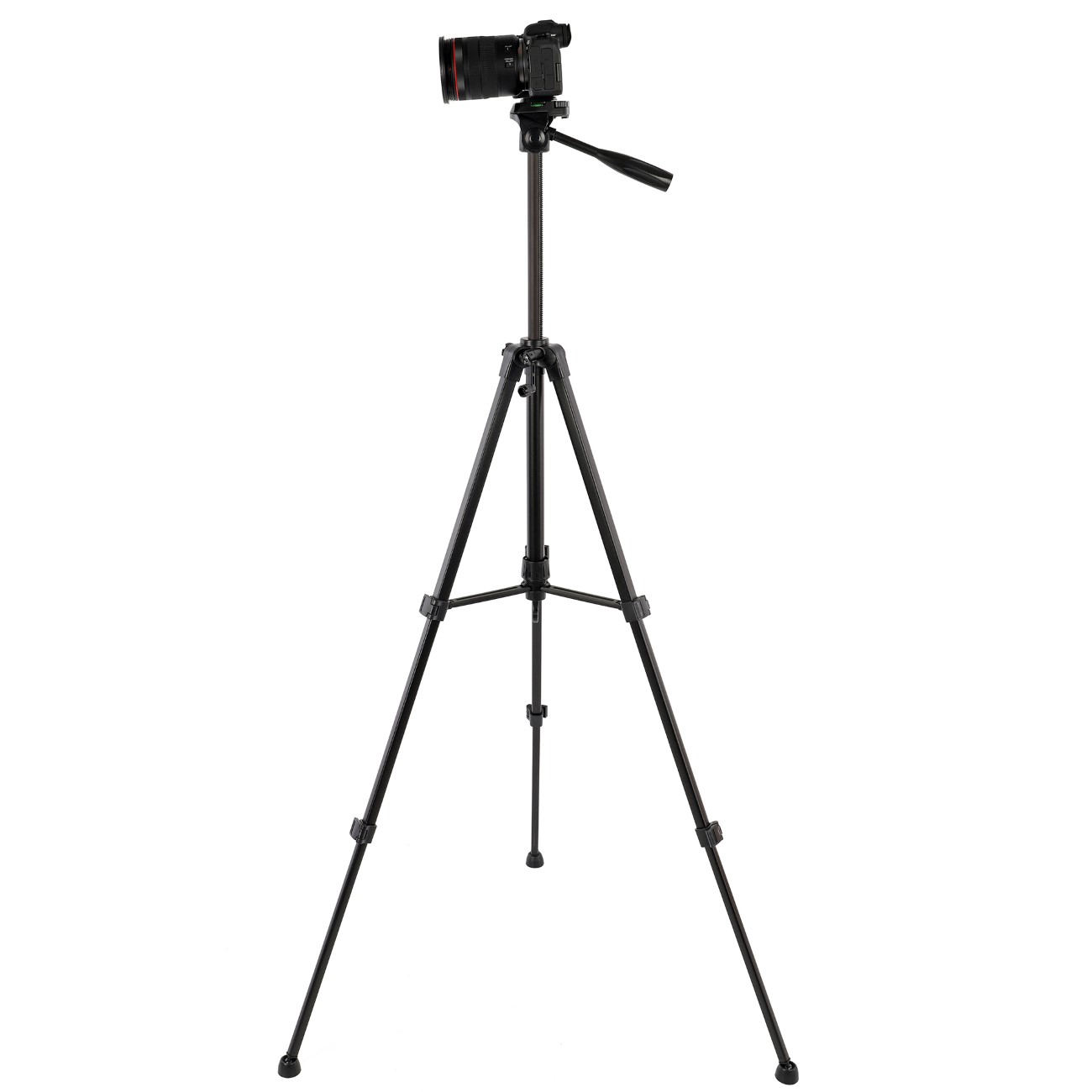 ayex Kamerastativ mit 3-Wege-Kopf höhenverstellbar bis 163 cm leicht & stabil bis 5 kg
