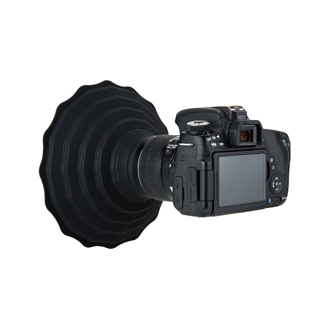 Objektivblende faltbar Silikon Lens Hood LH-ARS Gegenlichtblende