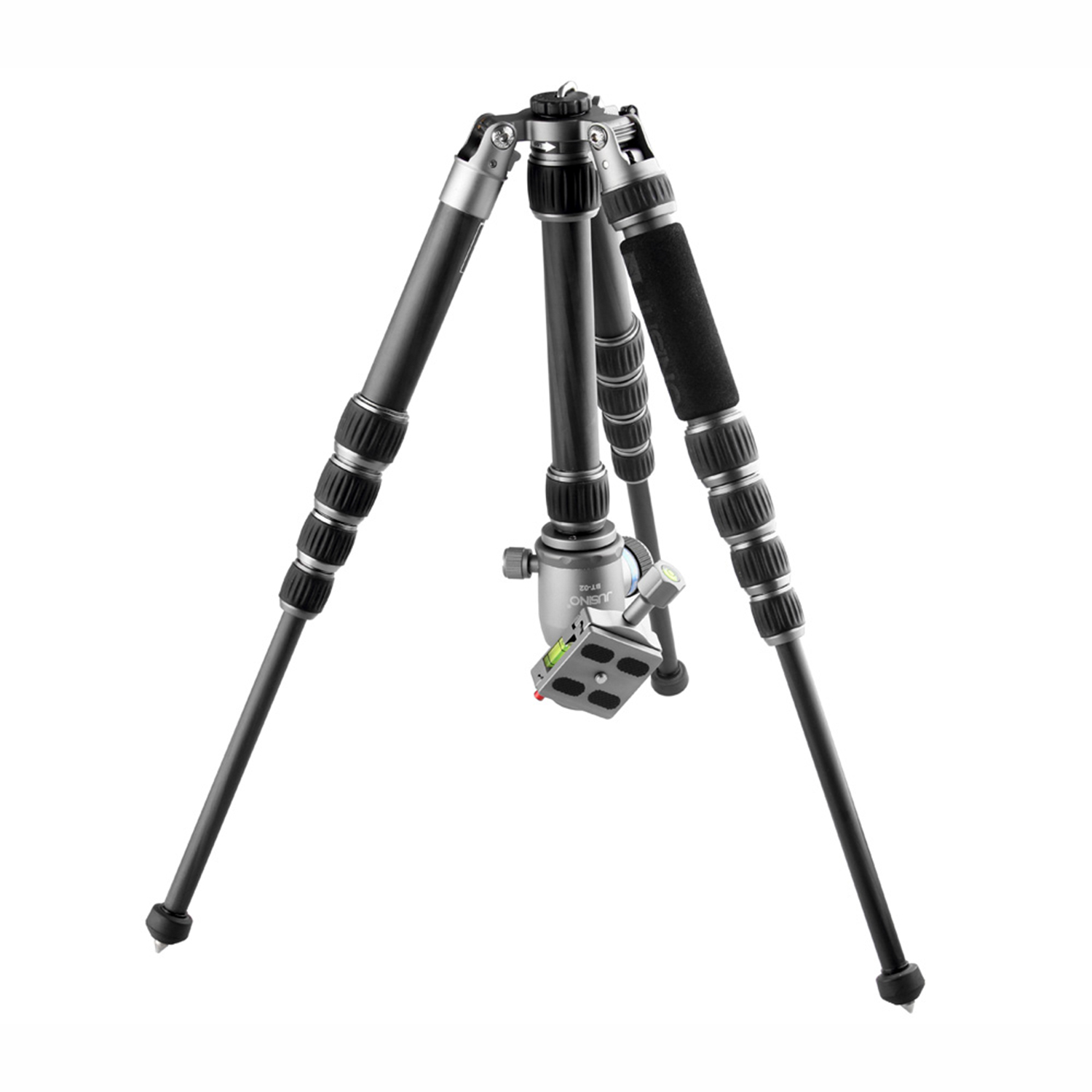 JUSINO TK-255S Kleines Traveller Tripod/Monopod Reisestativ mit Stativkopf BT-02