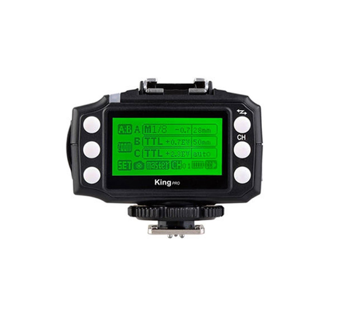 Transceiver (Sender/Empfänger) für Pixel KING PRO SET e-TTL Funk-Blitzauslöser für Canon EOS
