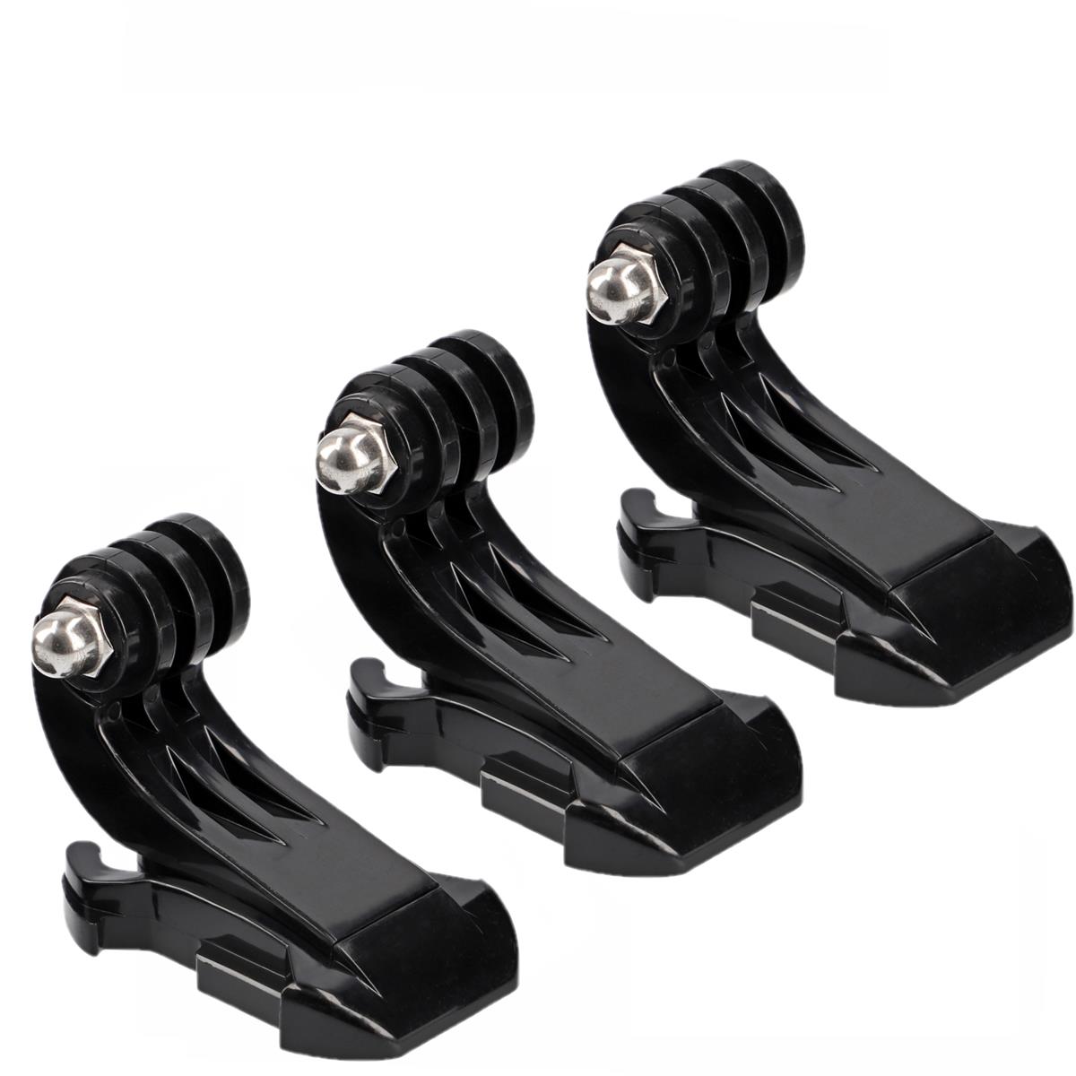 J-Hook Buckle Mount 3 Stück Schnellwechselhalterung für GoPro & andere Action-Cams