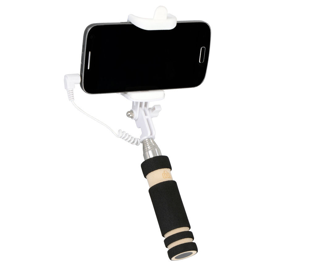 ayex Selfie Stick mit integriertem Kabelauslöser
