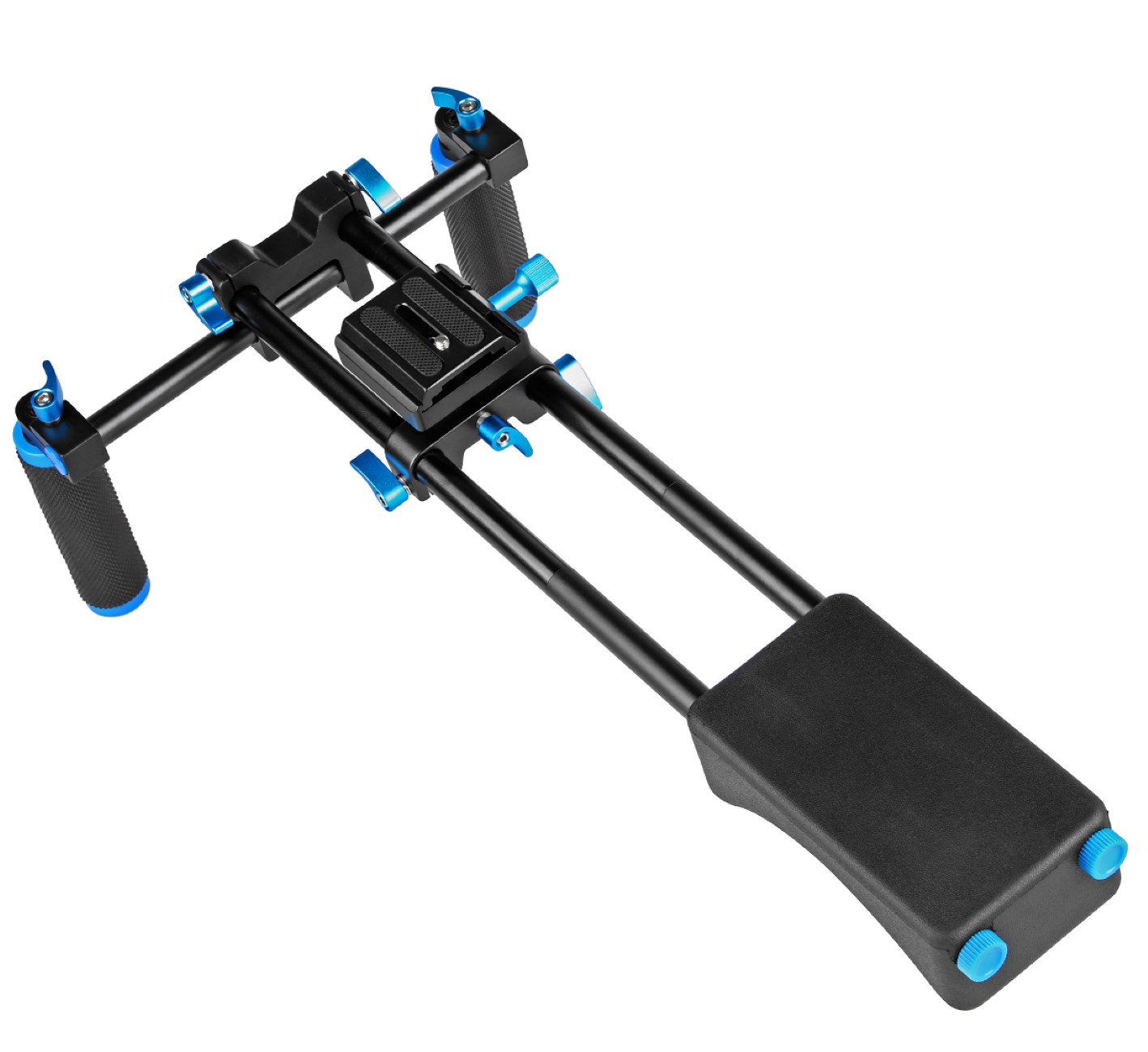 ayex D2-B Schulterstativ DSLR Rig mit verstellbarer Basisplatte