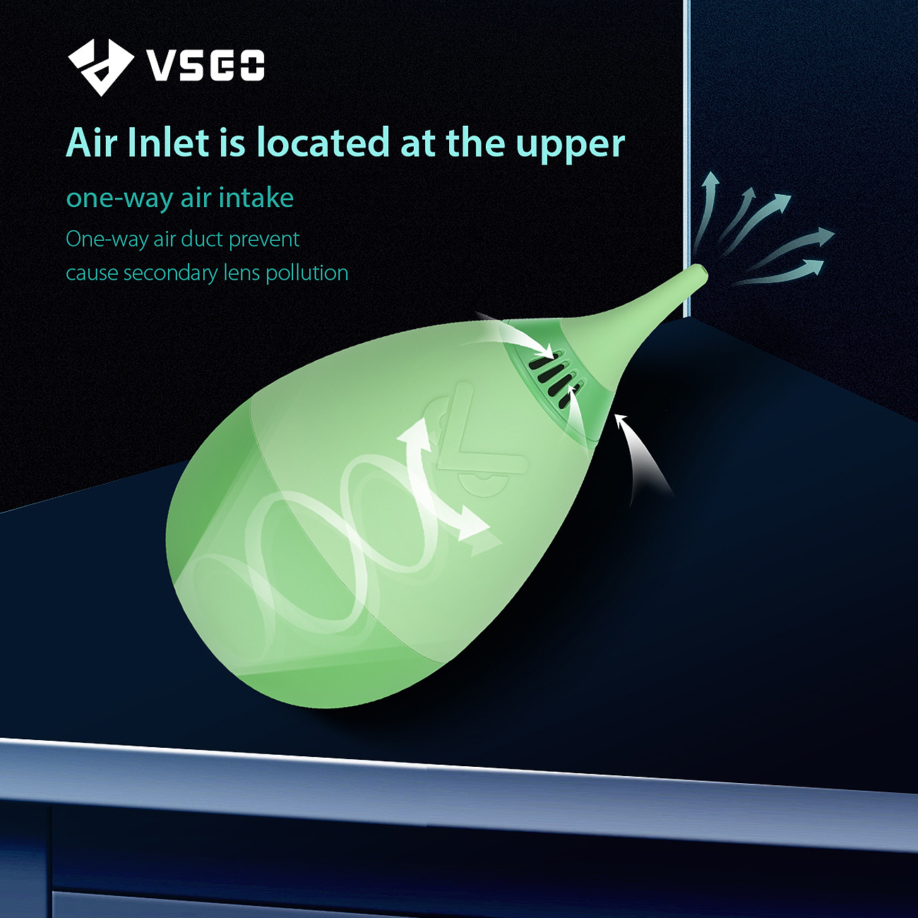 Camera Air Blower für Kamerareinigung – grün