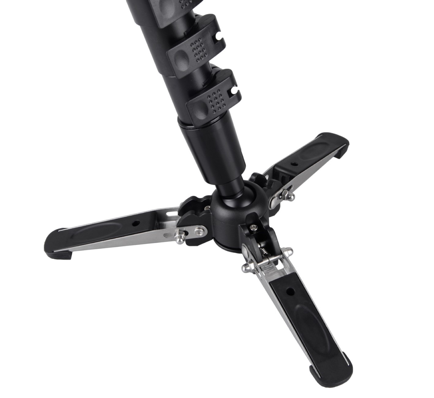 JUSINO Carbon Monopod mit Standspinne Clipverschlüsse bis 12kg VM-361EC
