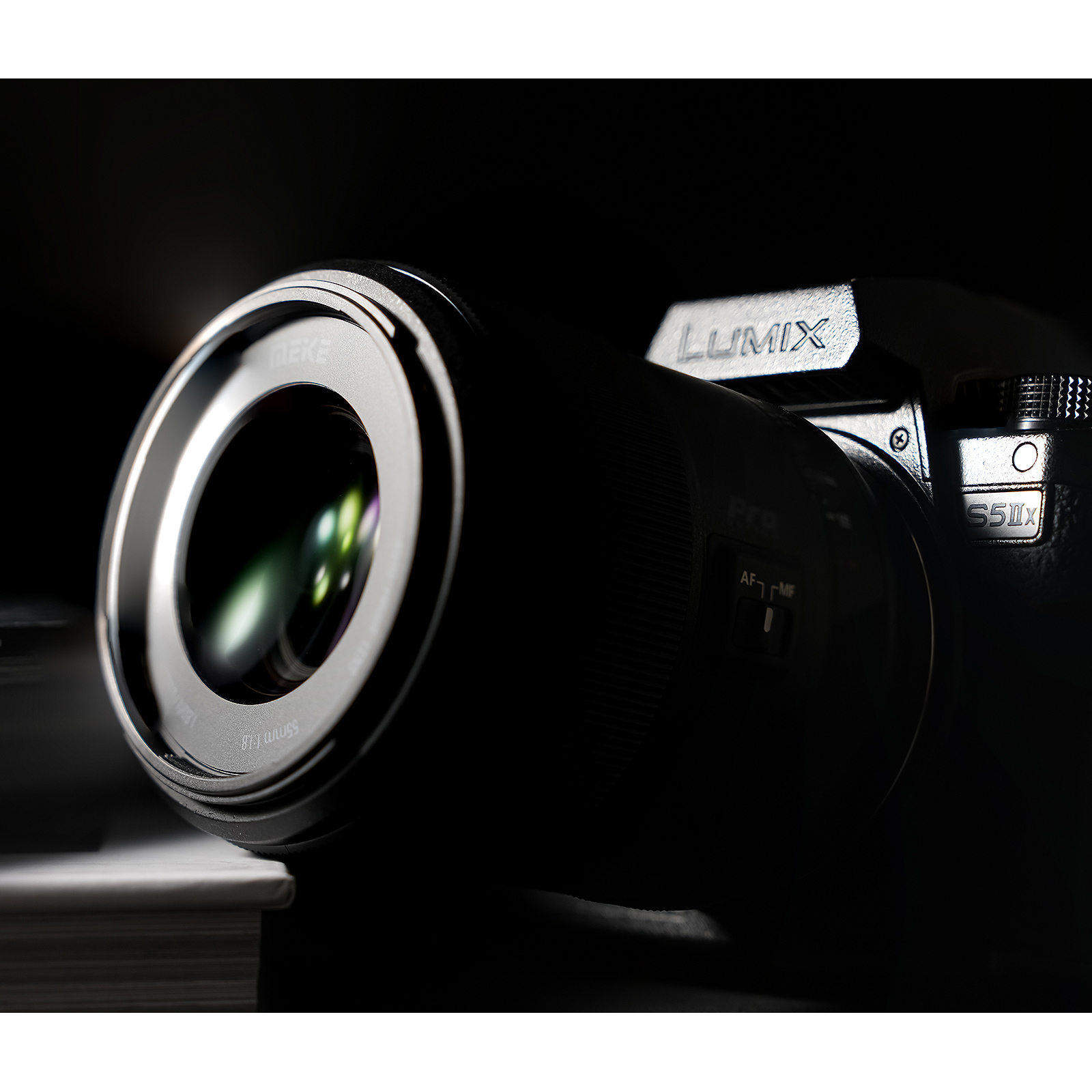 Meike 55 mm F1.8 AF Pro STM Autofokus Vollformat Ojektiv Portrait kompatibel mit Panasonic L Mount
