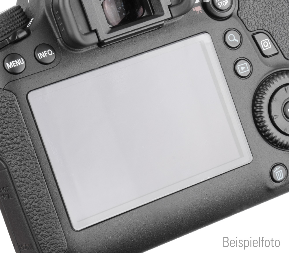 ayex Displayschutz für Nikon D5100, D5200, selbsthaftendes Echtglas