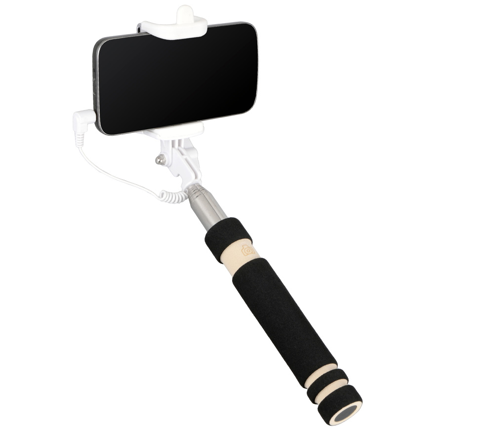 ayex Selfie Stick mit integriertem Kabelauslöser