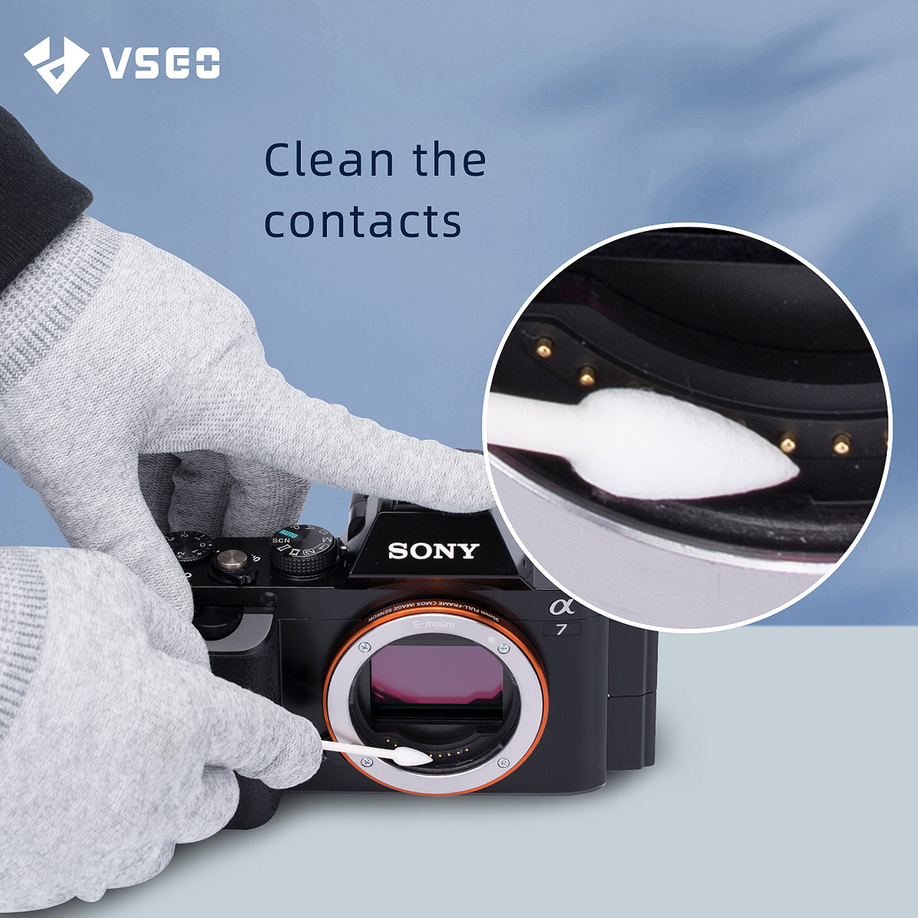 V-R01E Dust Free Cotton Swabs für Kamerareinigung V-R01E Dust Free Cotton Swabs für Kamerareinigung