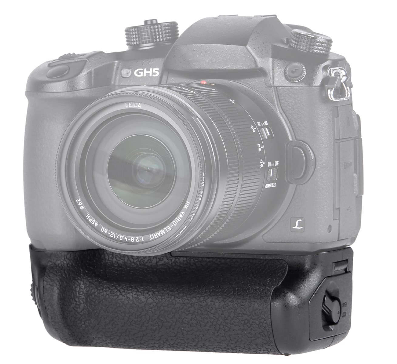 Batteriegriff für Panasonic Lumix DC-GH5 Ersatz für DMW-BGGH5 Optimal für Hochformat
