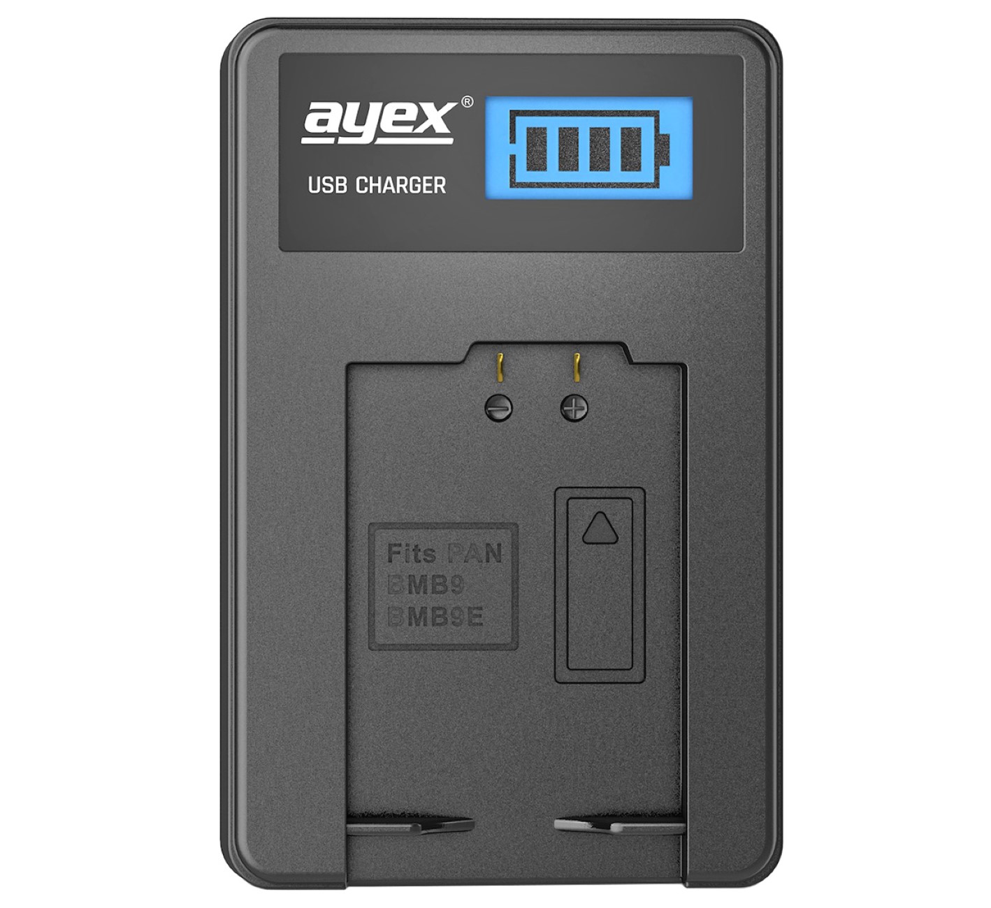 ayex USB Ladegerät für Panasonic DMW-BMB9 DMW-BMB9E Akku
