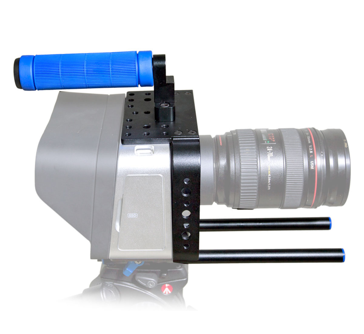 ayex Cage mit Handgriff und Halterungssystem für Blackmagic Cinema Camera
