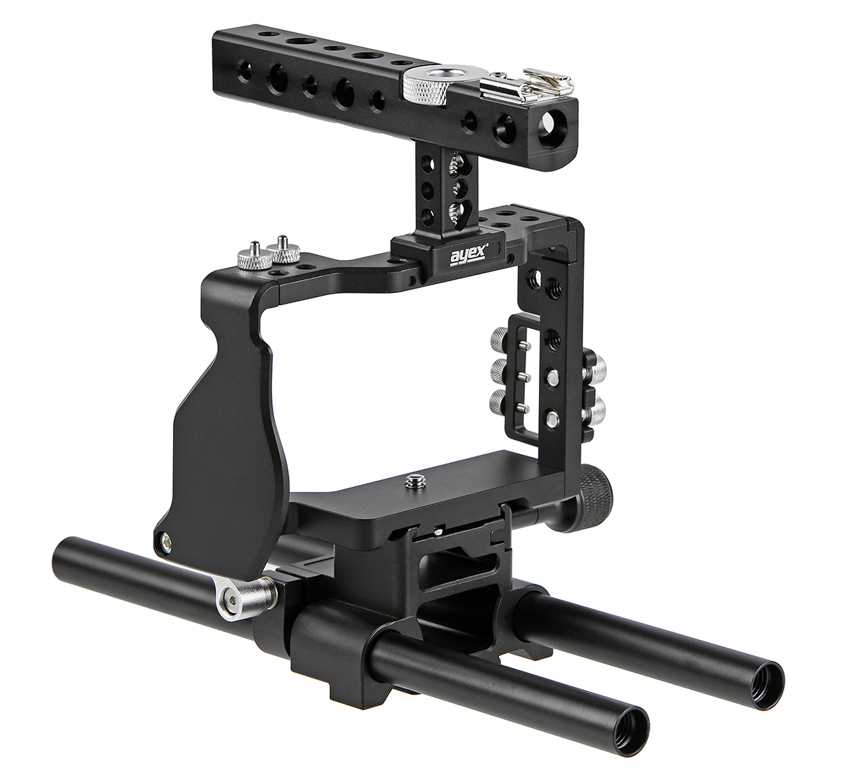 ayex Kamera Cage C6 für Sony Alpha A6000, A6300, A6500 ayex Kamera Cage C6 für Sony Alpha A6000, A6300, A6500