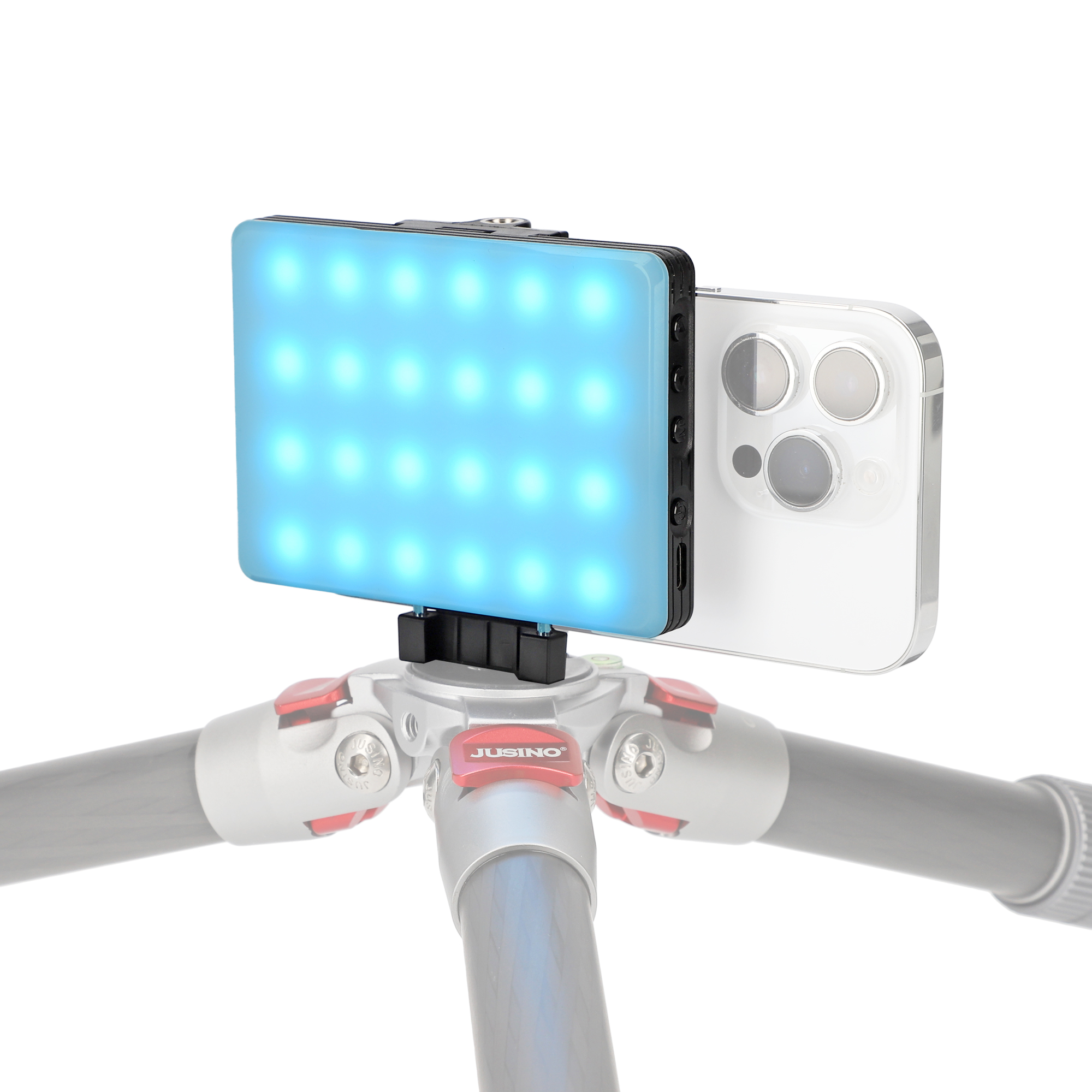 ayex LED RGB Leuchte, Perfekte Ambiente durch RGB Ausleuchtung von Fotos und Videos, Pocket size USB Type-C ladbar