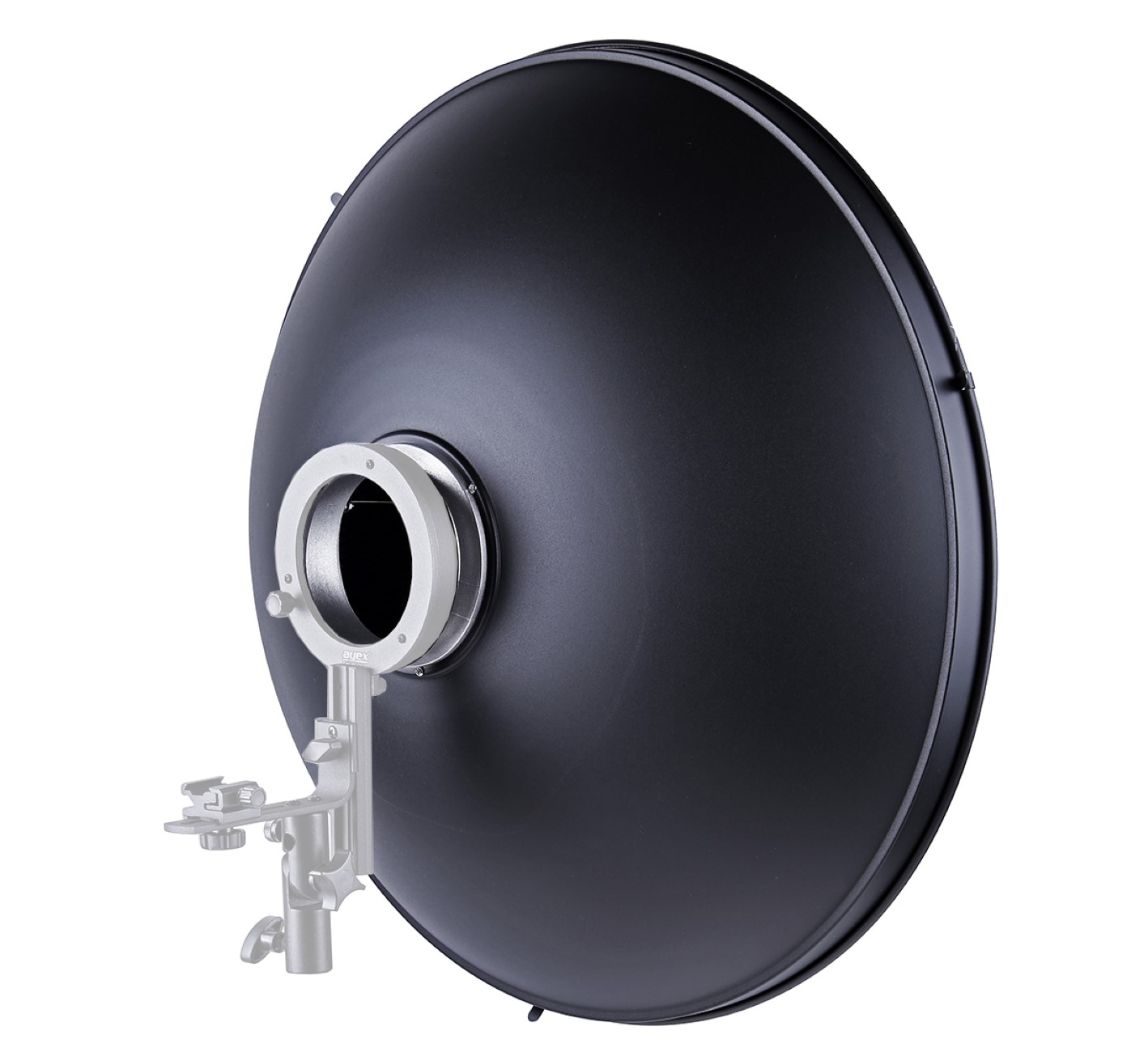 ayex Beauty Dish Lichtformer für Bowens 55cm mit Wabenvorsatz und Diffusor