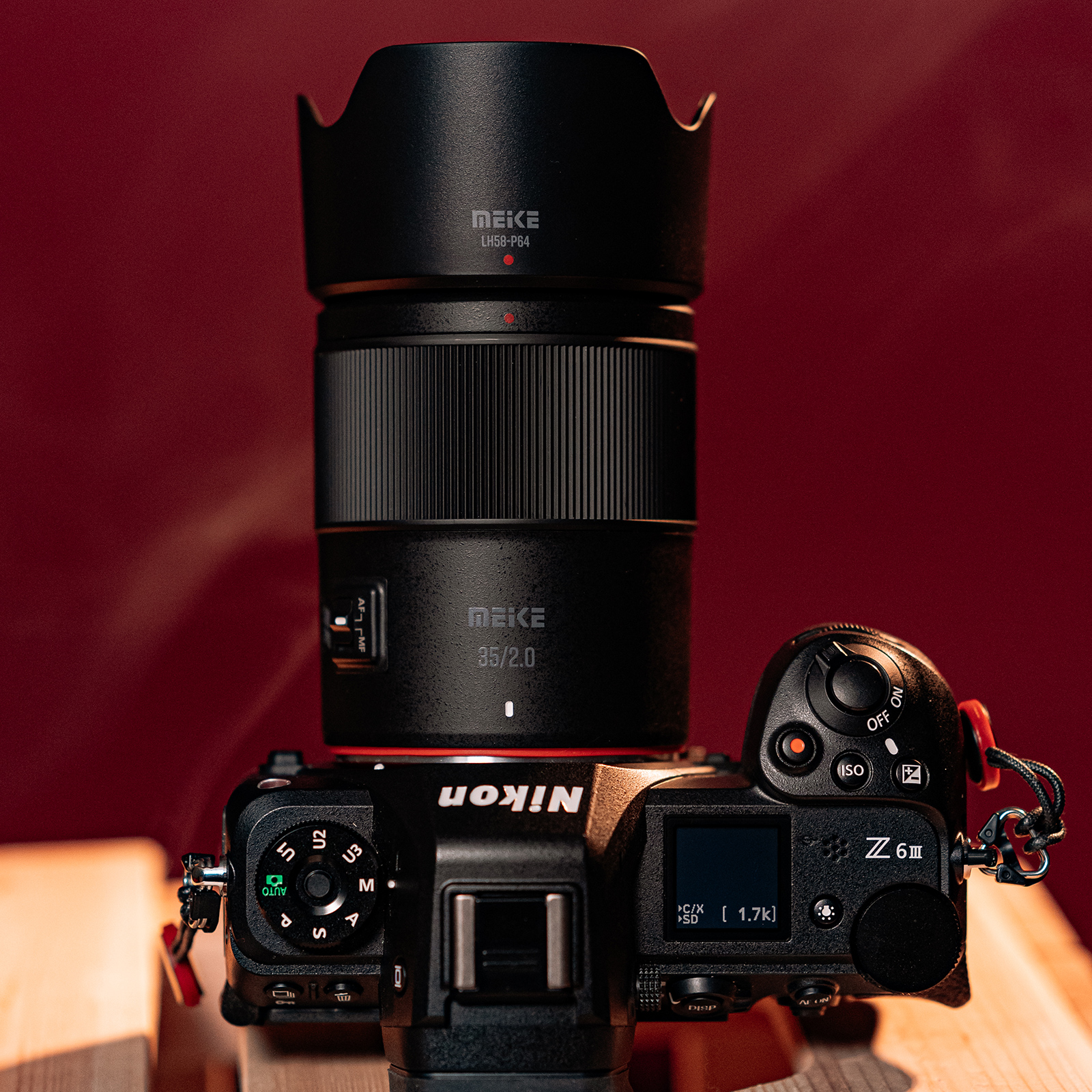 Meike 35mm F2.0 AF STM Autofokus Vollformat Objektiv Kompatibel mit Nikon Z Mount Kameras