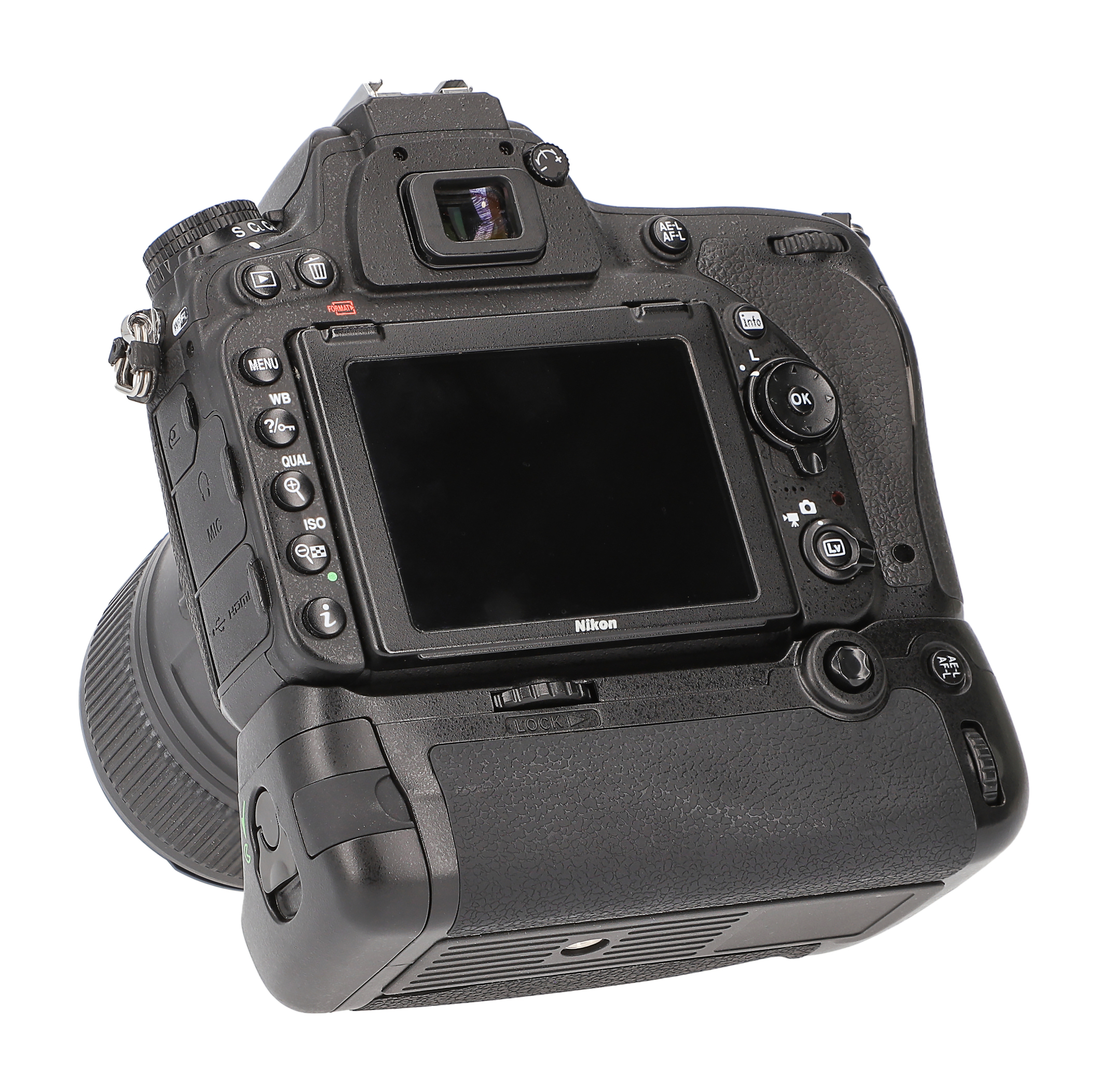ayex Batteriegriff Set für Nikon D750 wie MB-D16 + 2x EN-EL15B Akku + 1x USB Dual Ladegerät