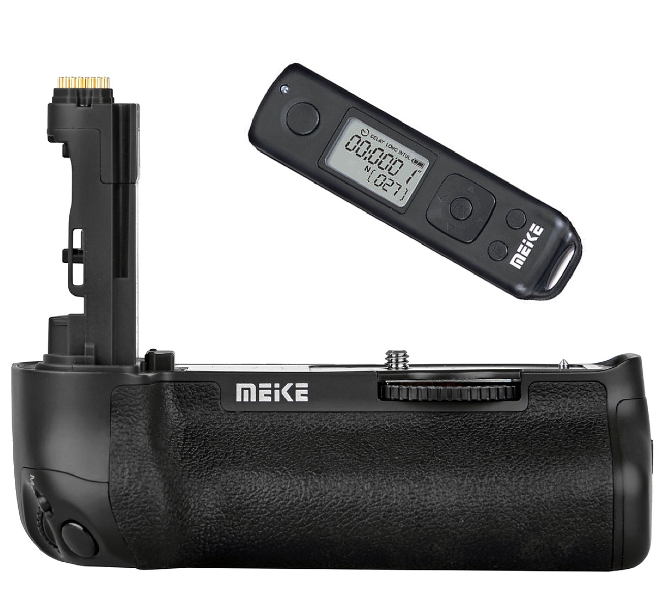 Meike Batteriegriff MK-5D4 Pro mit Timer-Fernbedienung für Canon EOS 5D Mark IV wie BG-E20