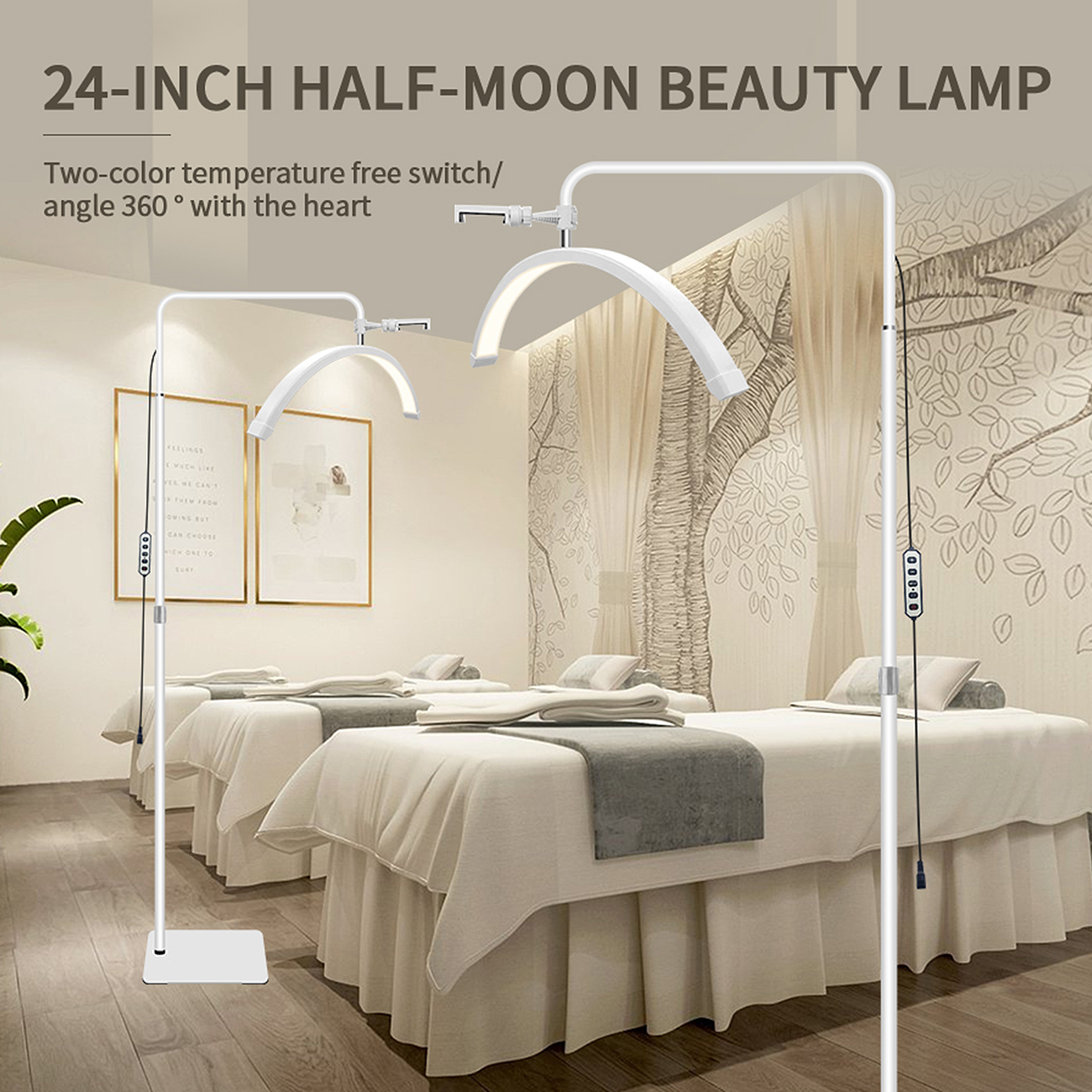24 Zoll LED Beauty Standleuchte für professionelle Anwendungen Beauty-Leuchte HD-M6X