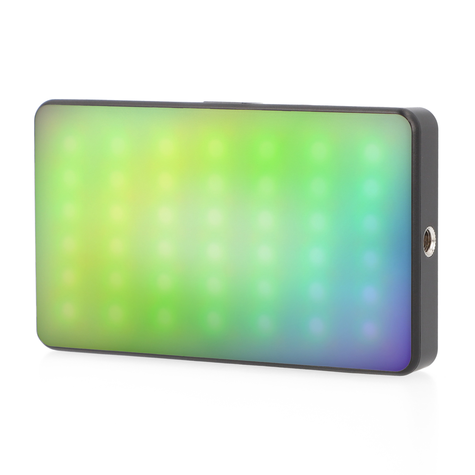 Vielseitige RGB LED Videoleuchte mit 20 Lichteffekten LCD-Display & integriertem Akku Vielseitige RGB LED Videoleuchte mit 20 Lichteffekten LCD-Display & integriertem Akku