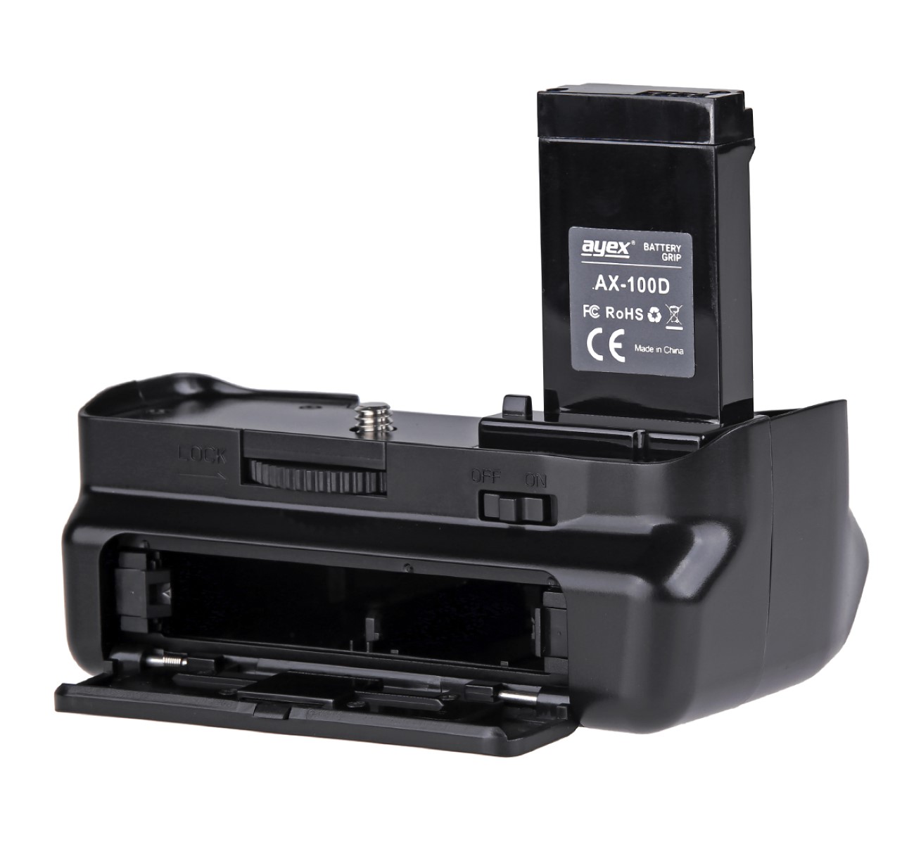 ayex Batteriegriff für Canon EOS 100D/SL1 mit IR-Fernauslöser Ersatz für BG-100DH