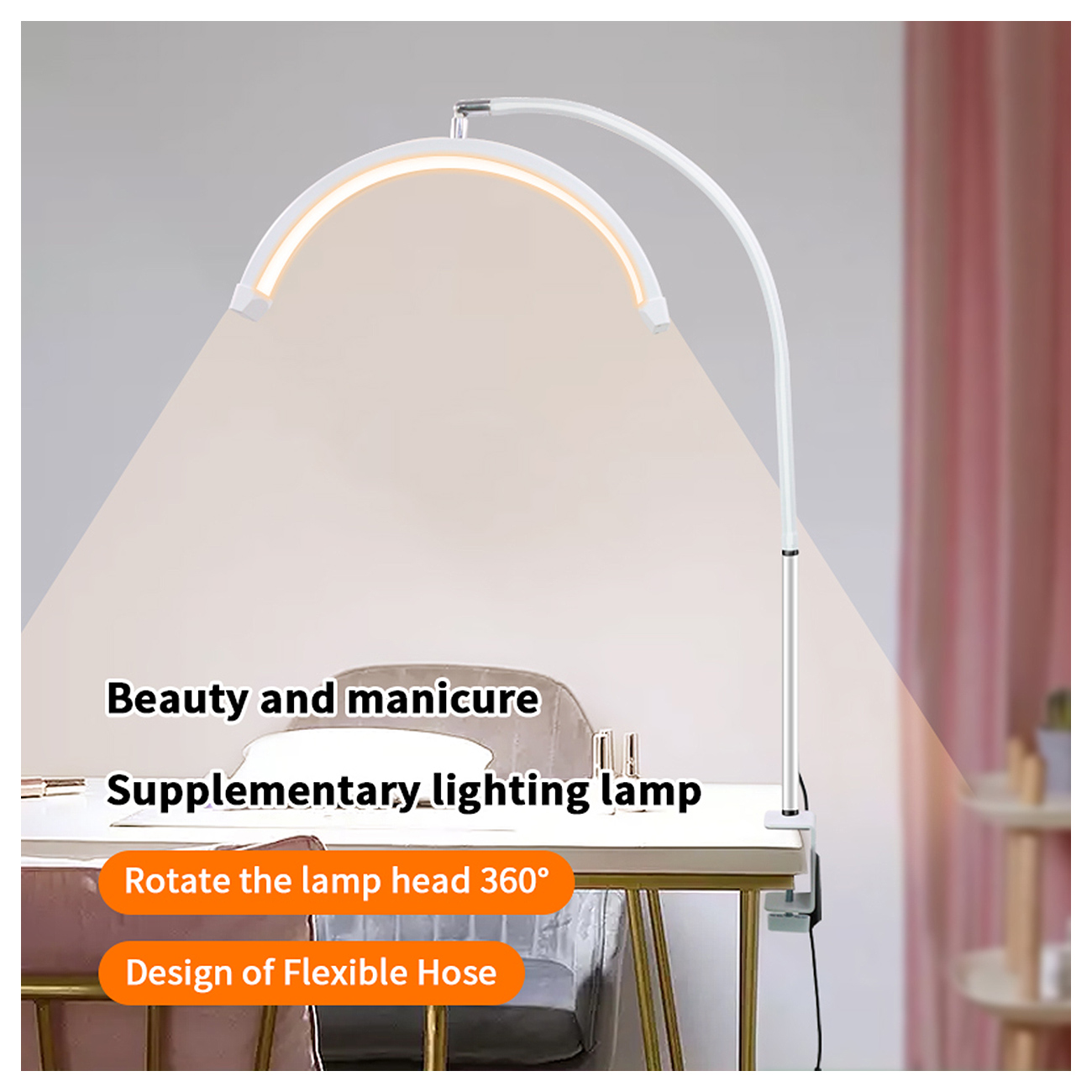 HD-P3_28.jpg LED Bogenleuchte mit Tischklemme – Flexibel, Blendfrei & Ideal für Beauty-Anwendungen HD-P3