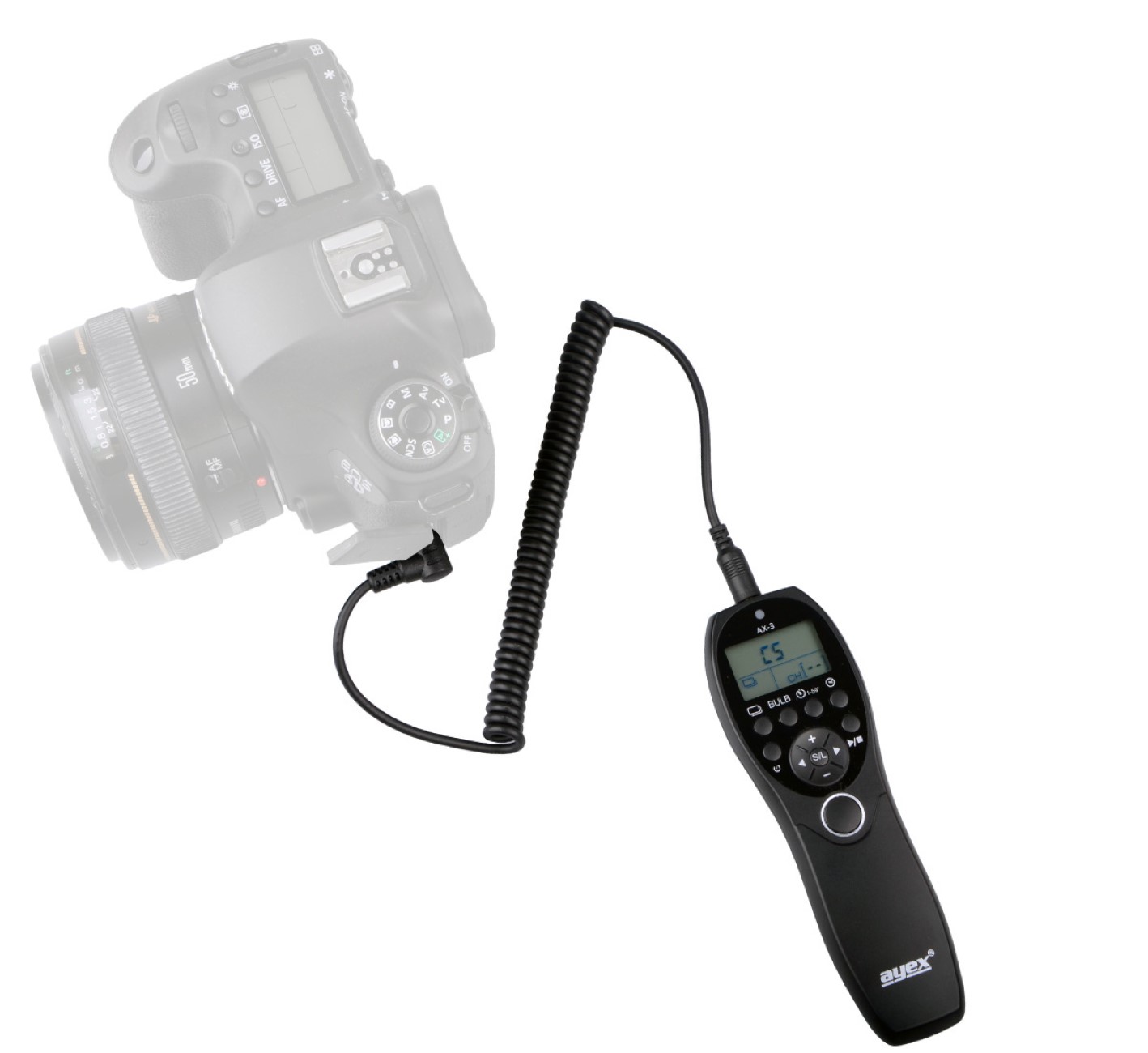 Timer Fernauslöser AX-3 3,5mm zB Fujifilm X-S10 X-E4 X-T200 Serie Bulb Delay Fokussieren