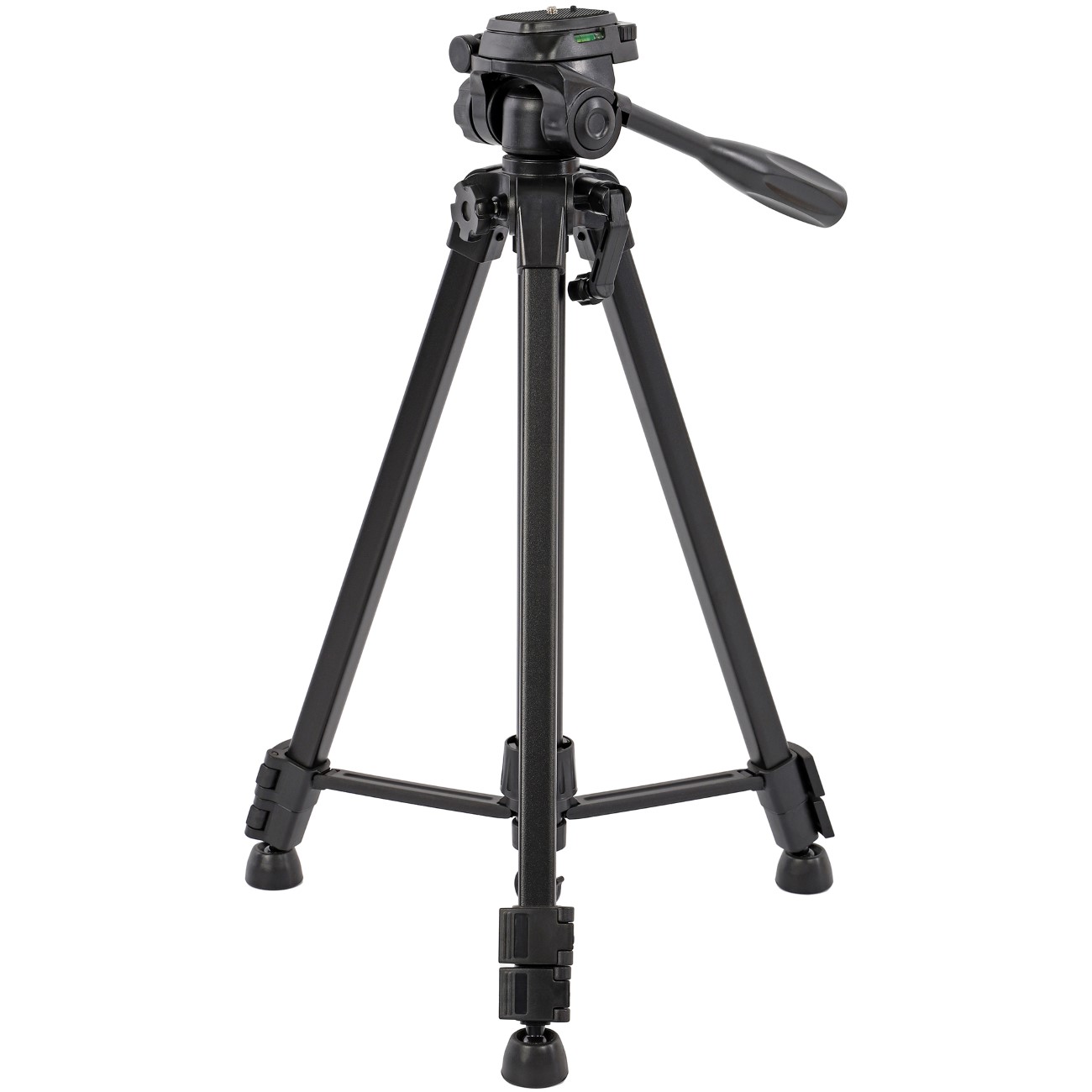 ayex Kamerastativ mit 3-Wege-Kopf höhenverstellbar bis 163 cm leicht & stabil bis 5 kg